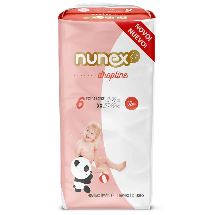 Embalagem Fraldas Nunex Dropline T6