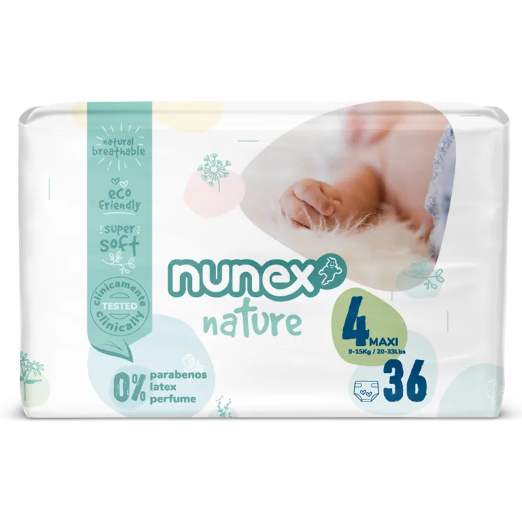 Embalagem Fraldas Nunex Nature T4