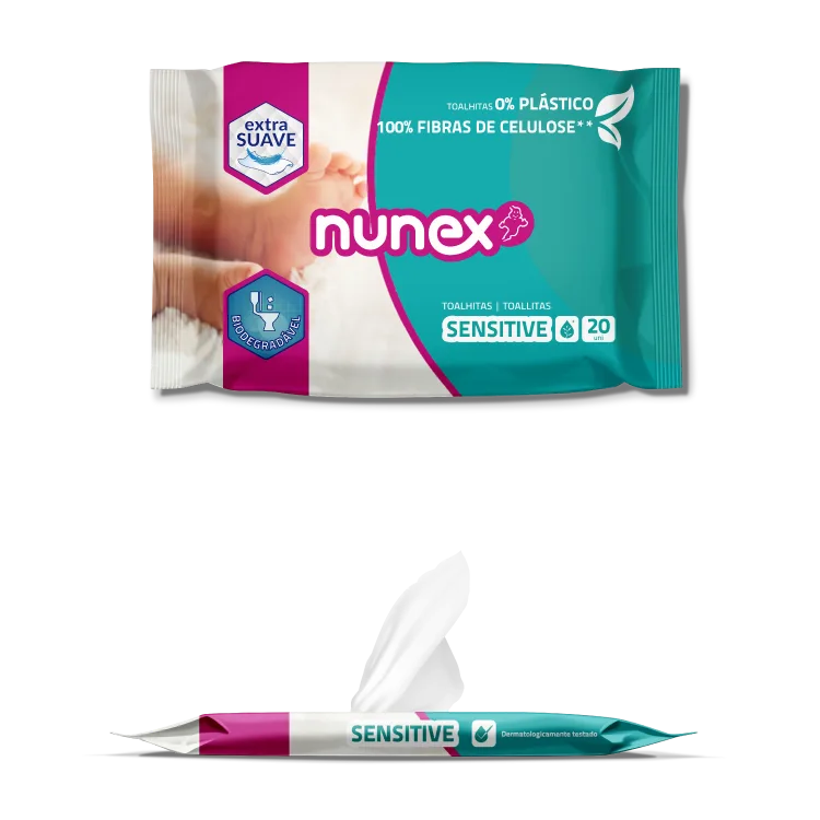 Toalhitas Nunex Sensitive 20