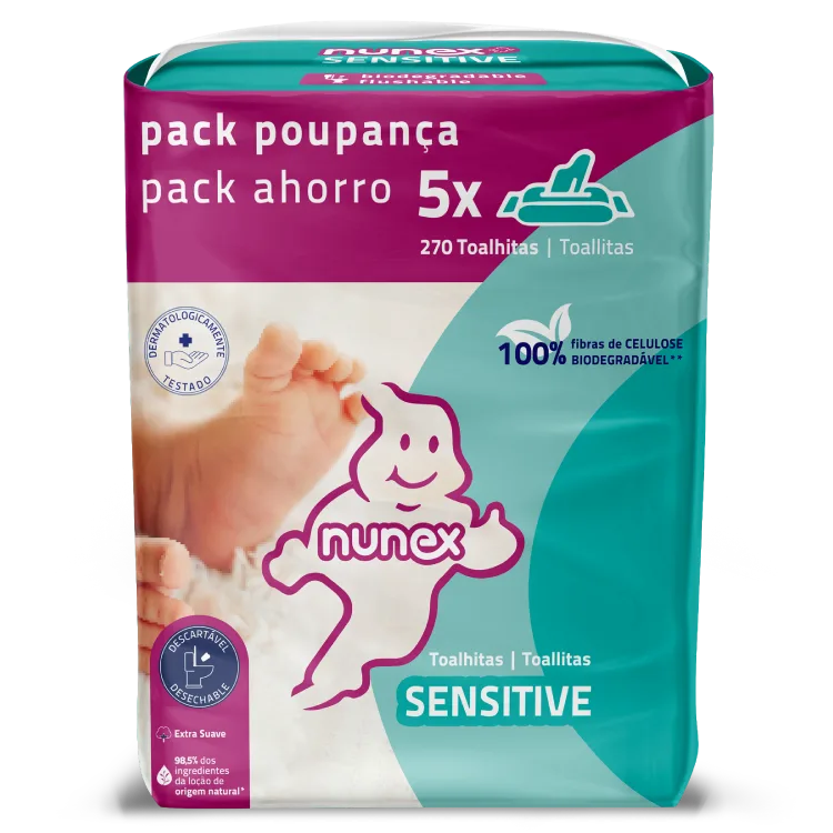 Toalhitas Nunex Sensitive Multipack