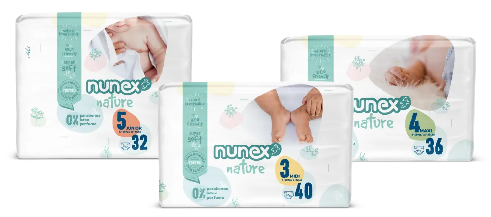 fraldas nunex nature