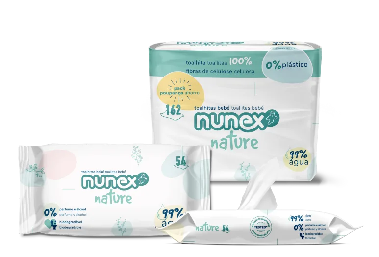 gama toalhitas nunex nature